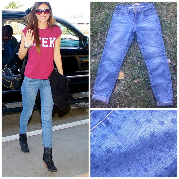 J Brand Aoki Vintage Star Capri Denim Jeans 26 - Picture 2 of 6